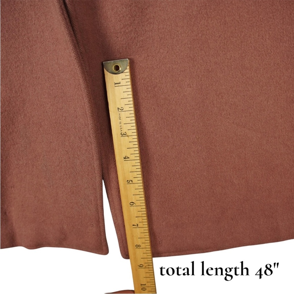 Vintage Barneys New York By American Craftsmen Pure Wool Overcoat Mens 36 Pink - Picture 12 of 15